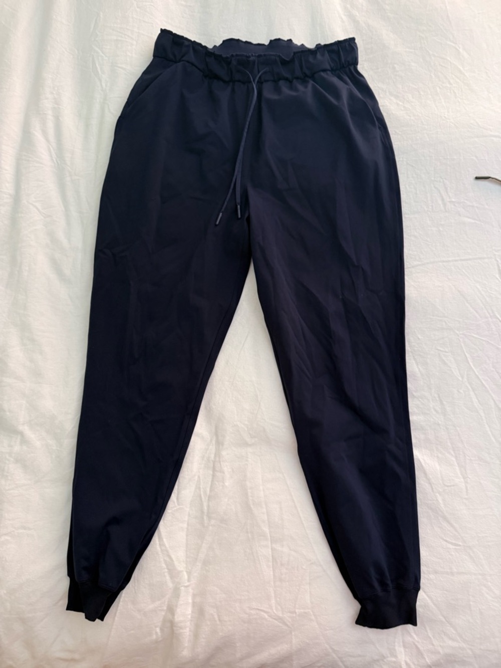 Lululemon Navy Elastic Waist Jogger Pants Navy Blue 10